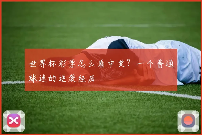 世界杯彩票怎么看中奖？一个普通球迷的逆袭经历